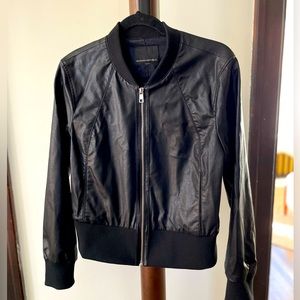 Banana Republic Leather Bomber Jacket